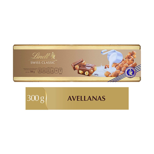 SWISS CLASSIC GOLD LECHE Y AVELLANAS / PIEZA / 300G<input type='hidden' value='0' name='currpag_0'>