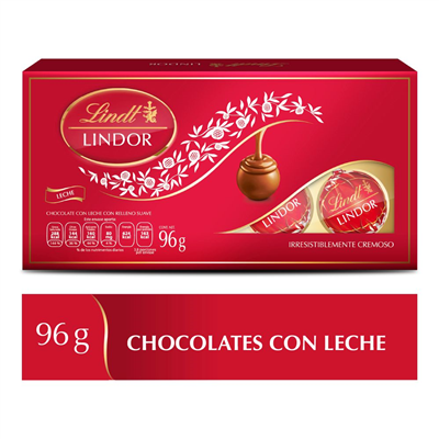 LINDOR LECHE CAJA 96G / PIEZA / 96G