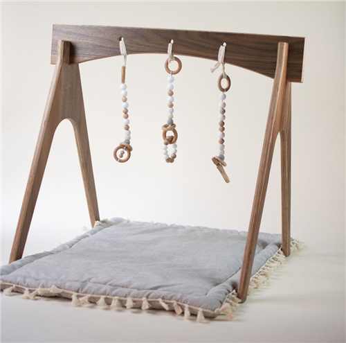 gimnasio madera nogal