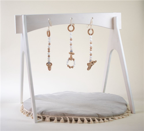 gimnasio madera blanca