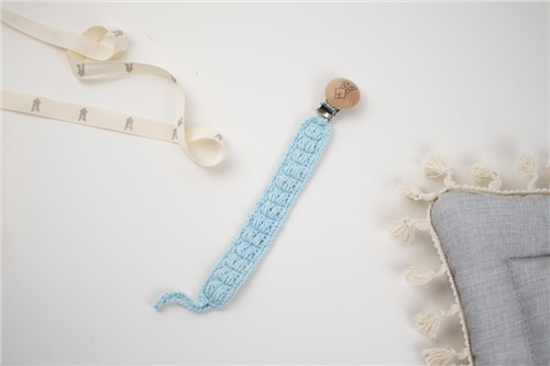 clip crochet azul cielo