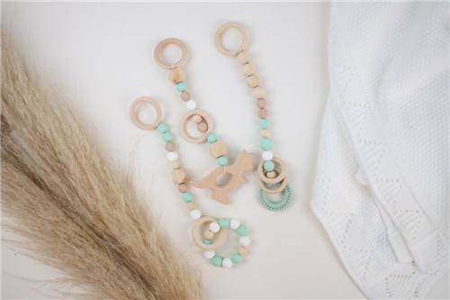 set de 3 colgantes menta canguro