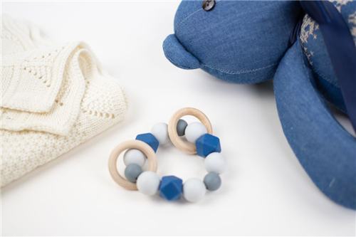 loop silicon azul marino hexagonos