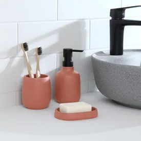 Jaboneras, dispensadores y vasos