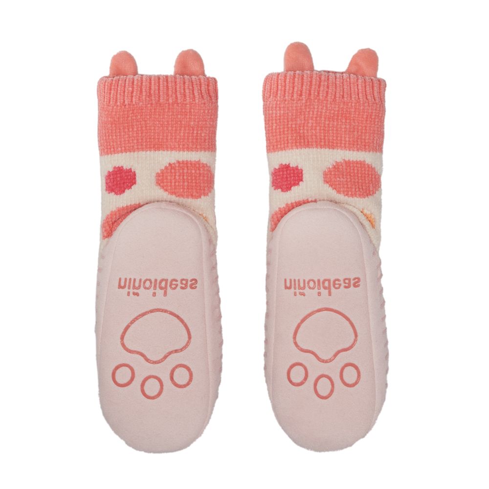 Calcetas tejidas cordero infantil con suela 20.5 cm