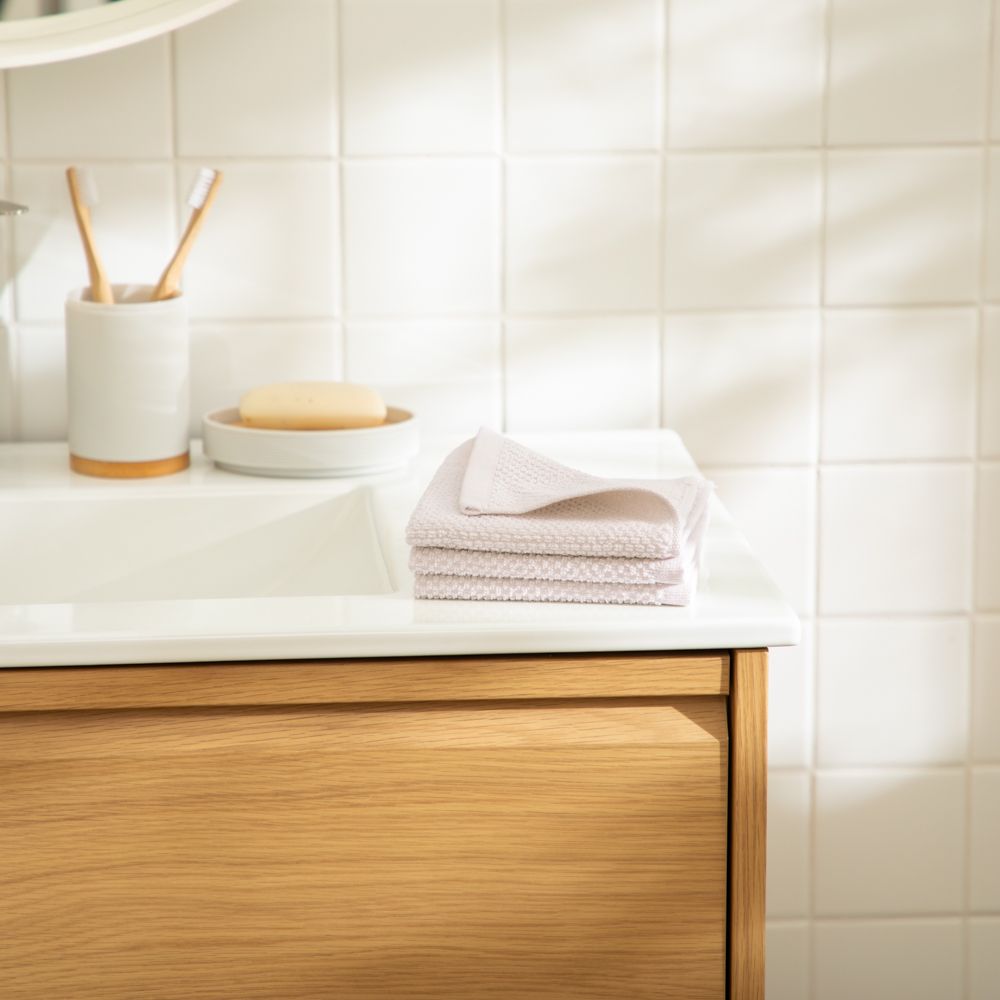 Set 3 toallas de cara 30x30 cm