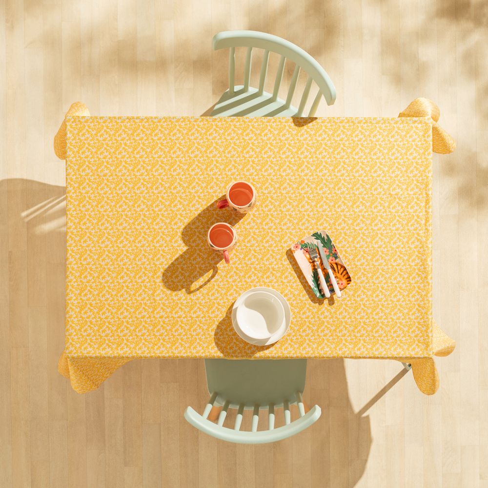 Mantel texturado con estampado 150x210 cm