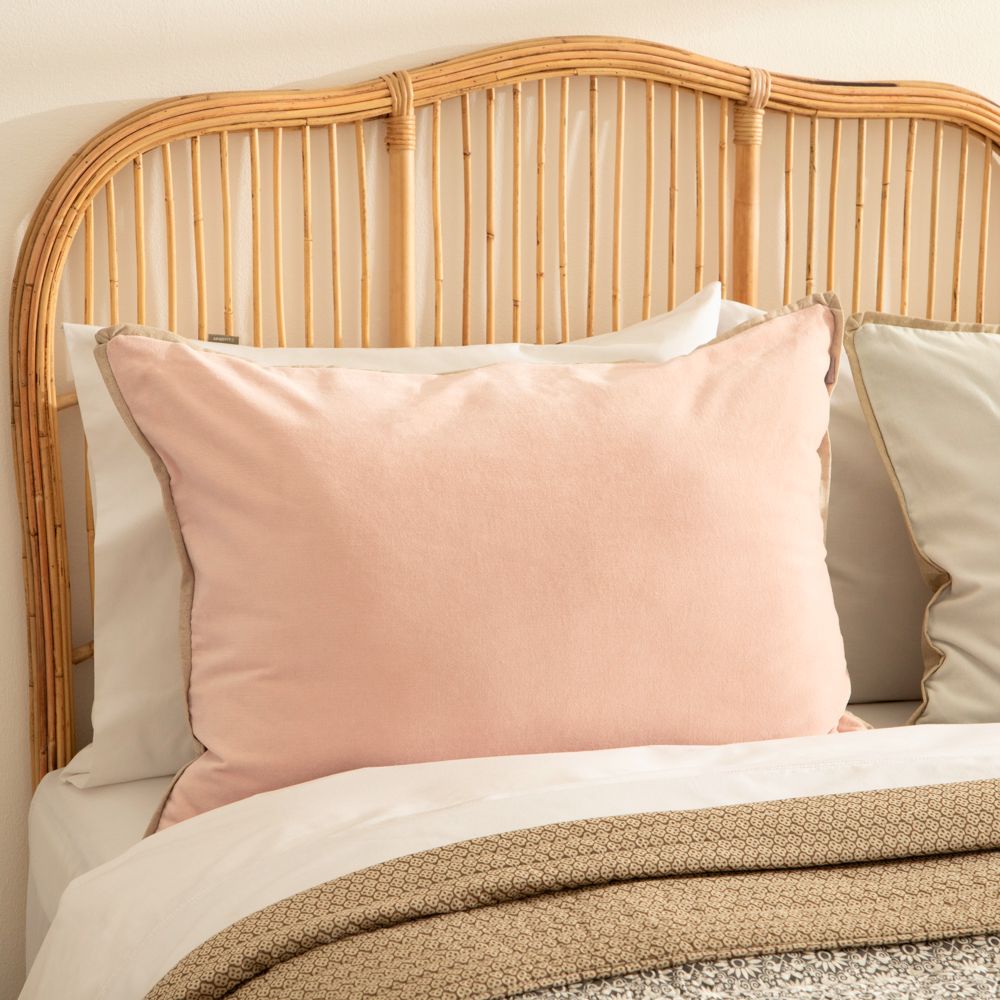 Cojín color liso terciopelo 50x70 cm