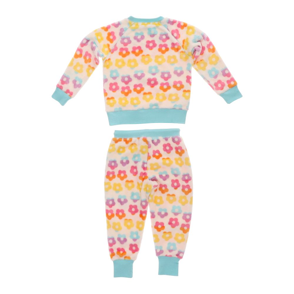 Pijama infantil de franela y polar coral talla 4