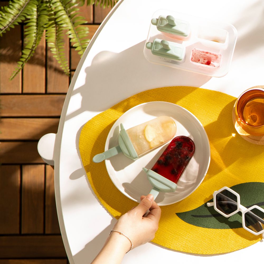 Molde para 4 paletas 16x10x16.5 cm