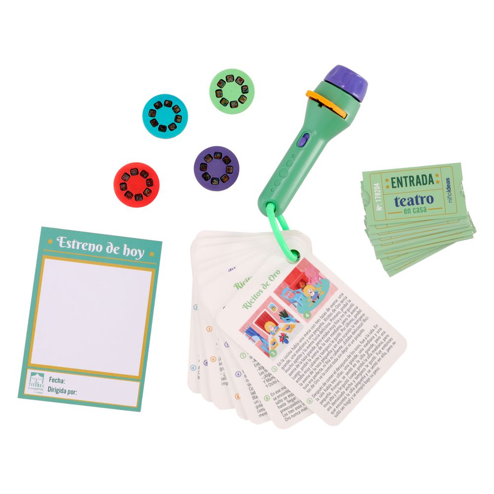 Proyector de cuentos con cuentos clásicos