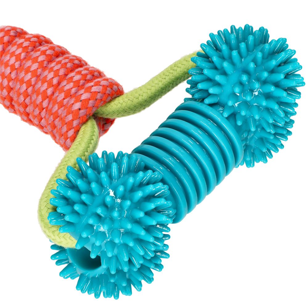 Juguete de cuerda con hueso