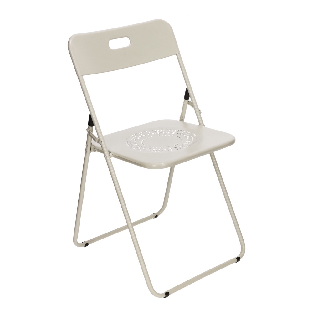 Set de mesa y 2 sillas de metal plegable