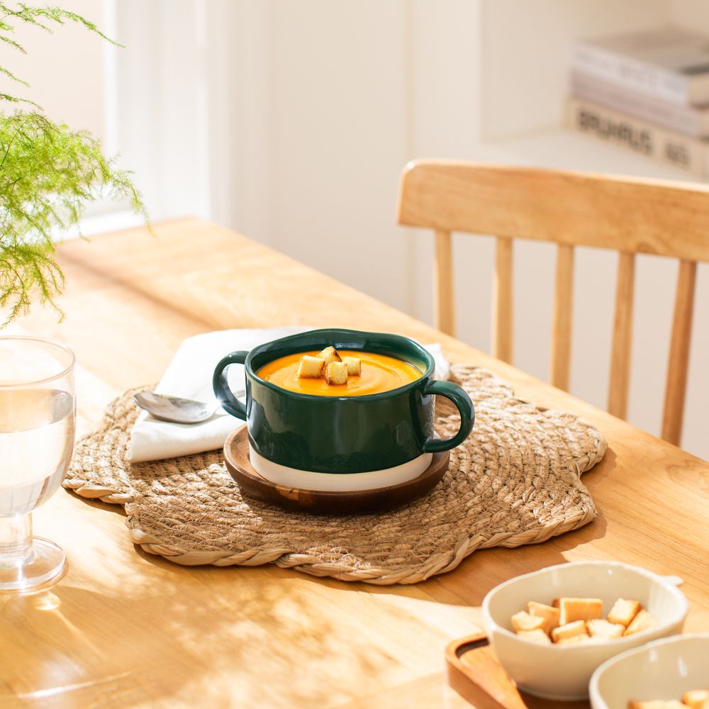 Individual con forma de flor 38 cm