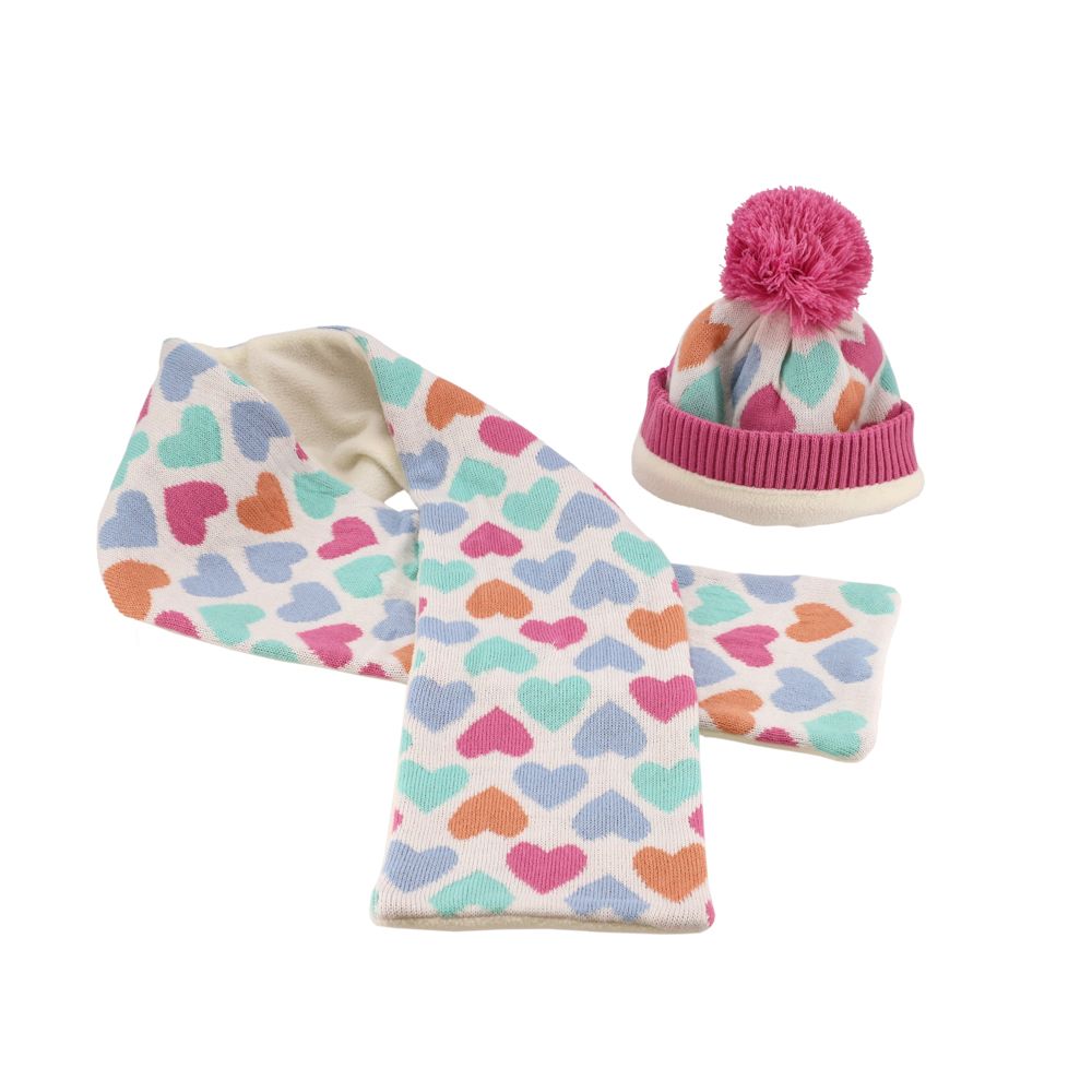 Set de gorro y bufanda infantil