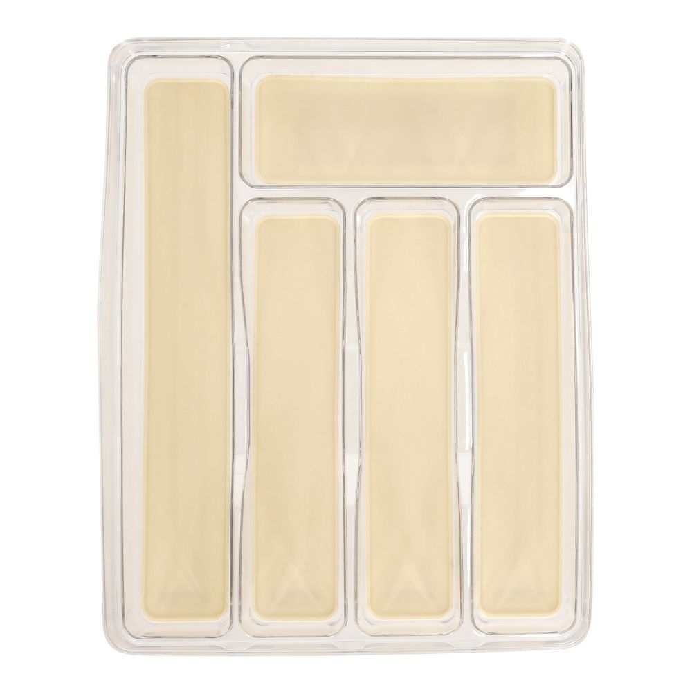 Organizador de cubiertos plástico PET con antideslizante