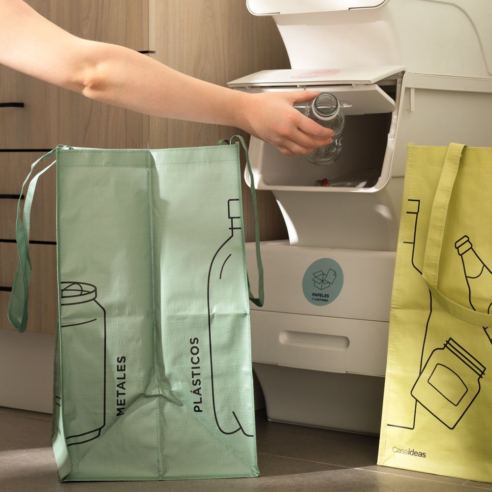 Set de 2 bolsas para reciclaje