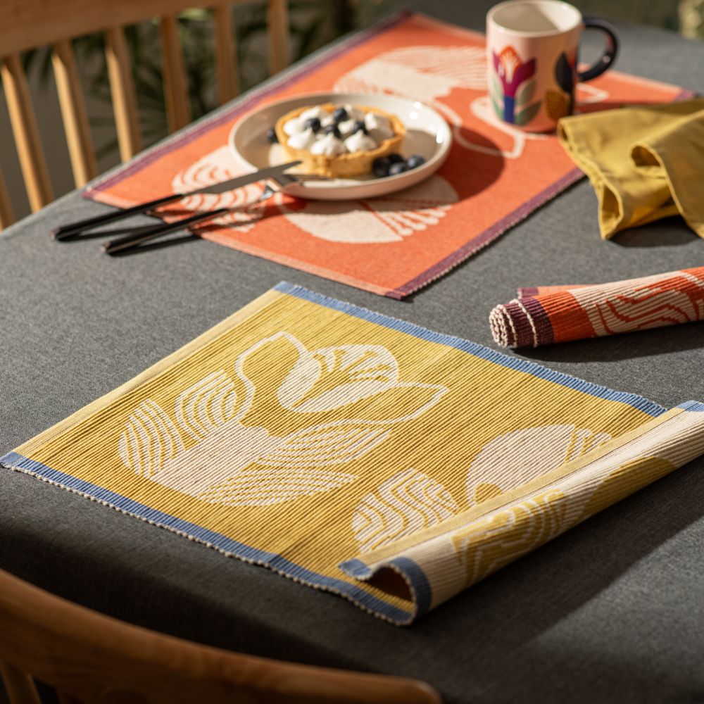 Individual de algodón con tejeduría 33x45 cm