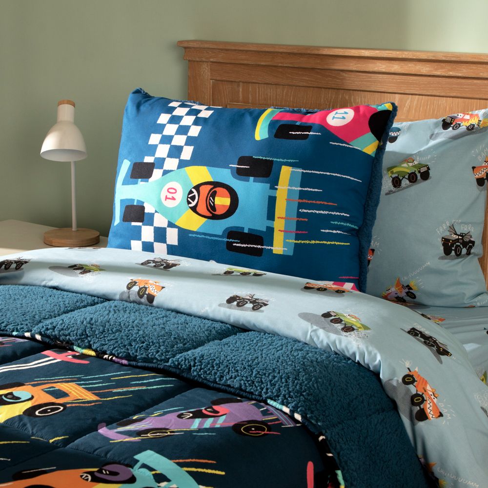 Almohadón borrega estampado 50x70 cm