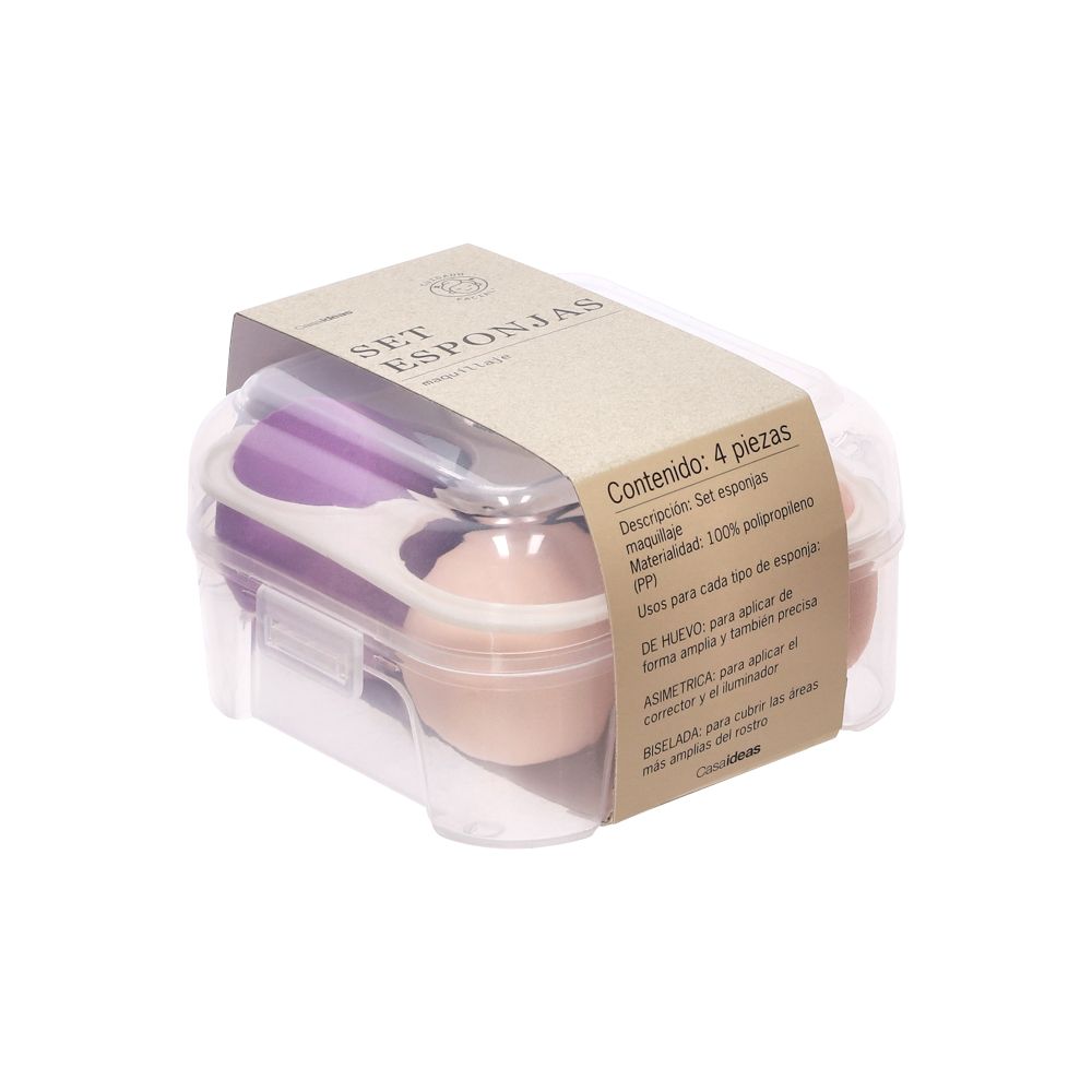 Set de esponjas para maquillaje
