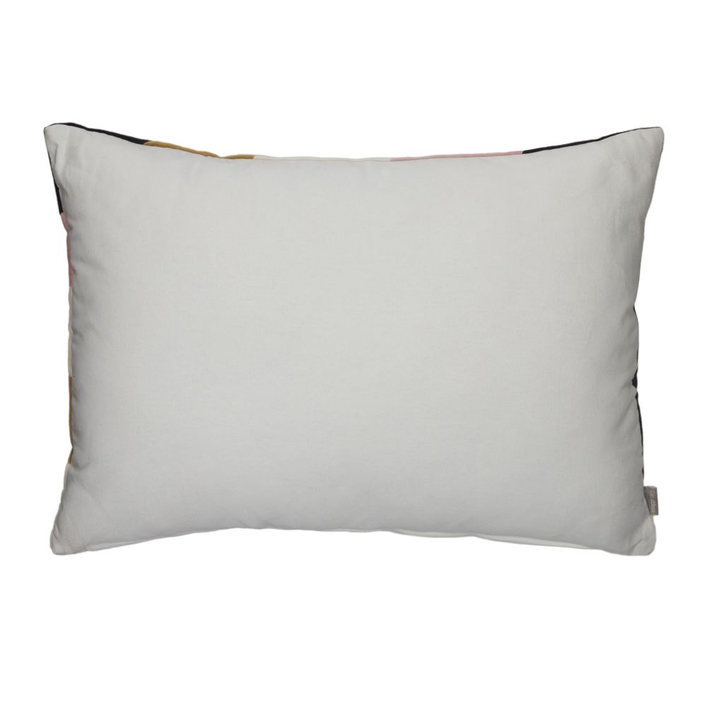 Cojín de terciopelo con patchwork 40x60 cm