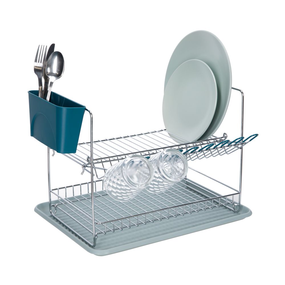 Escurridor 2 niveles 48x30x32.5 cm