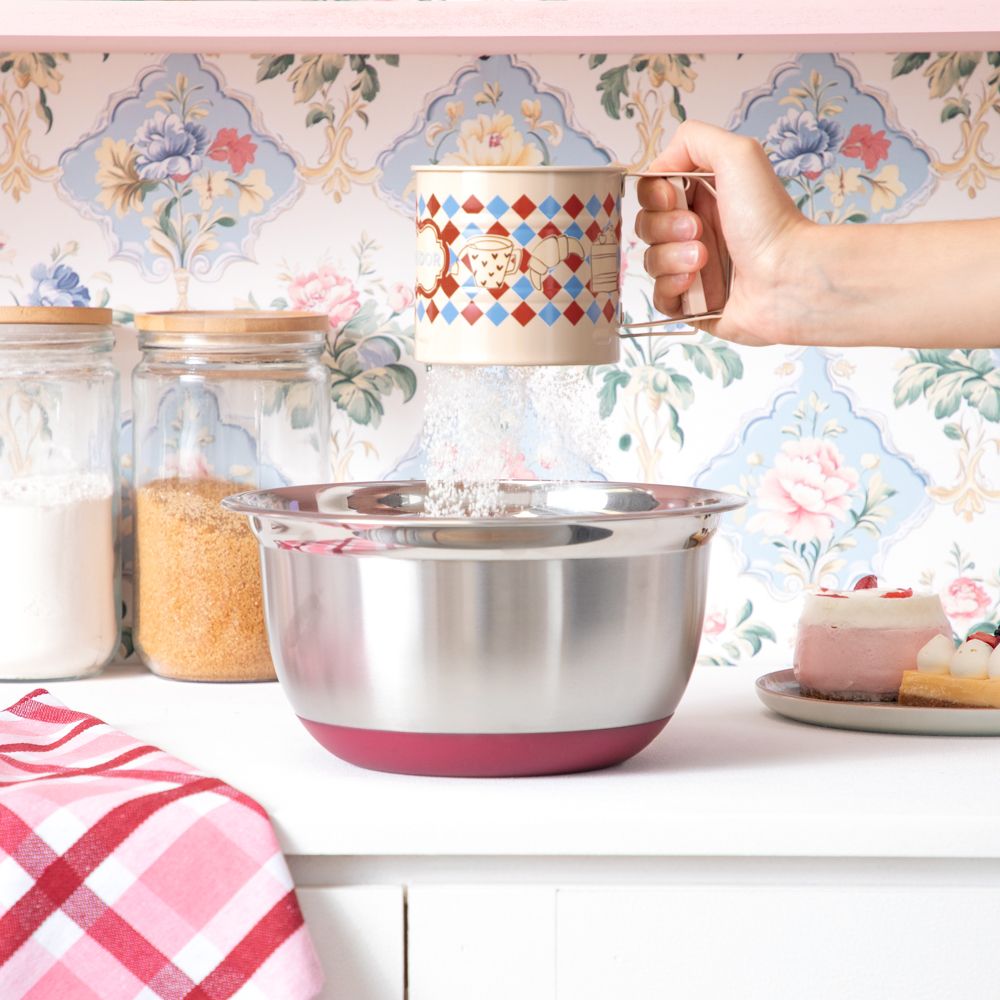 Cernidor de acero inoxidable 15.5x10.5x9.5 cm