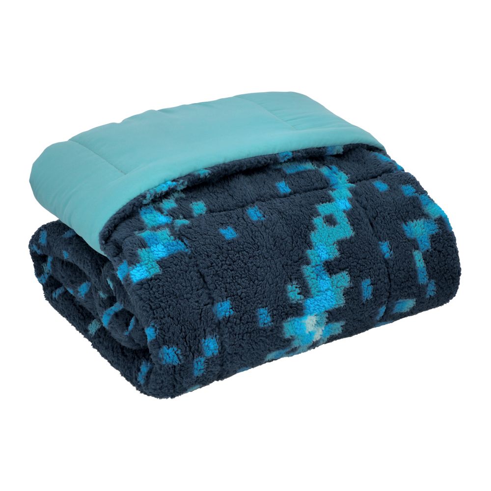 Edredón multicolor con borreguita Individual