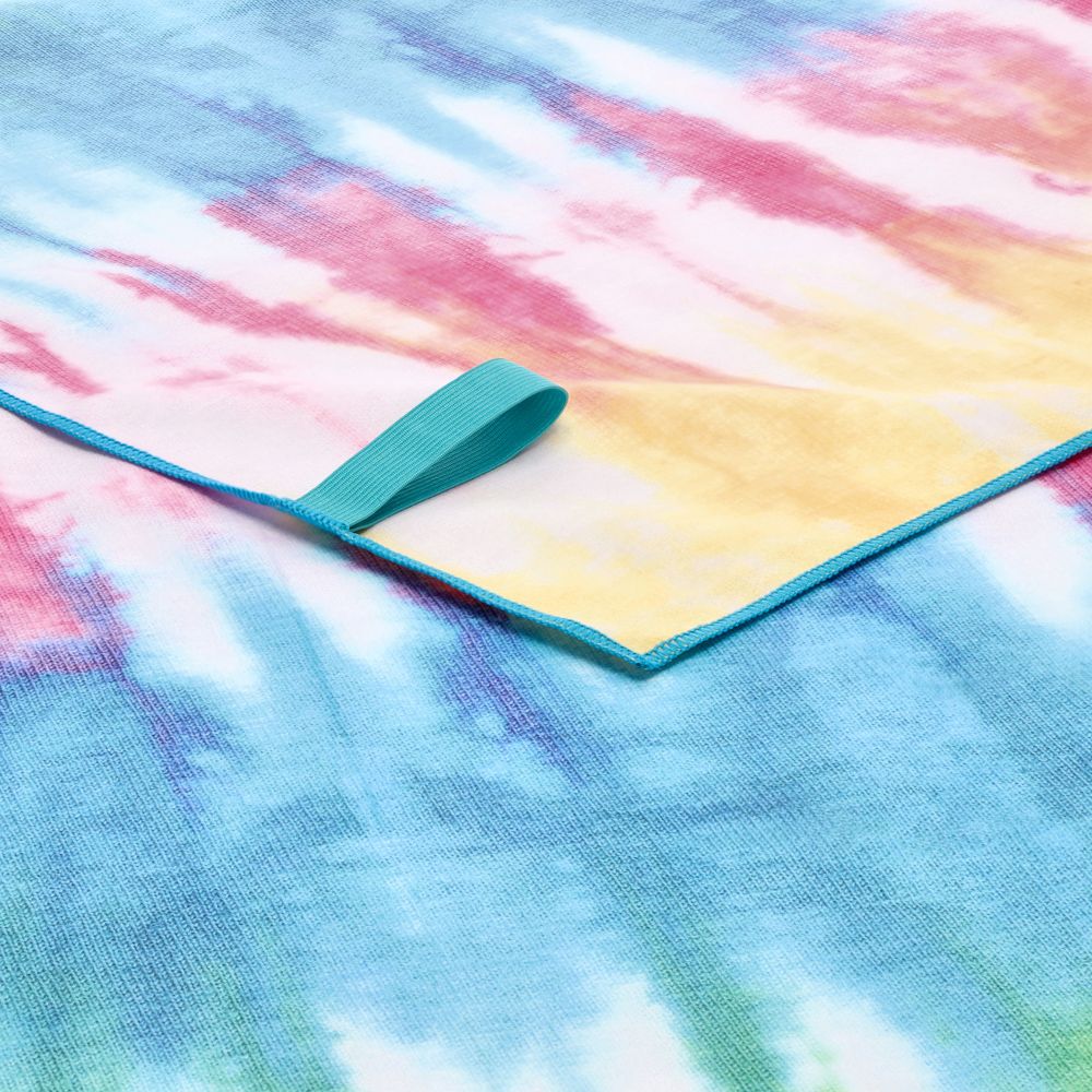 Toalla de microfibra con diseño tie-dye 75x150 cm