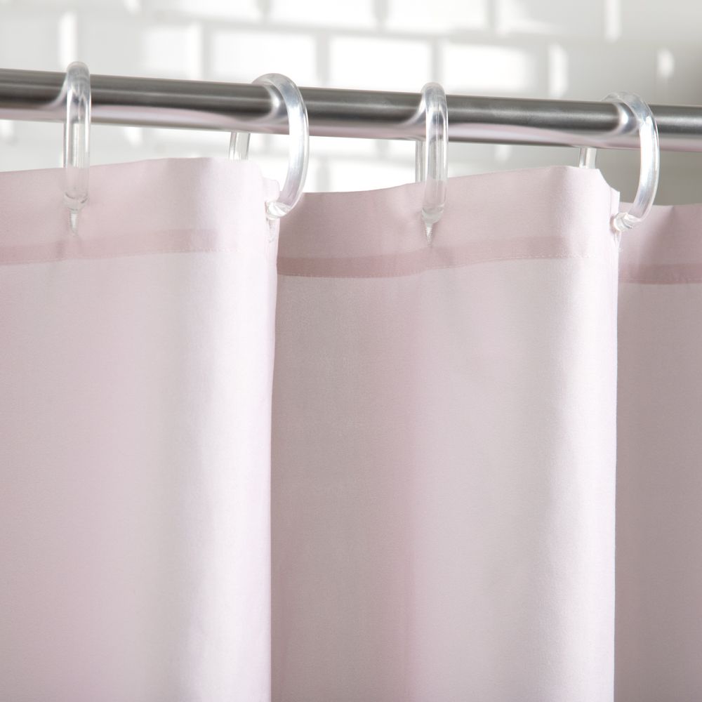 Cortina de baño estampada y bordada 178x180 cm