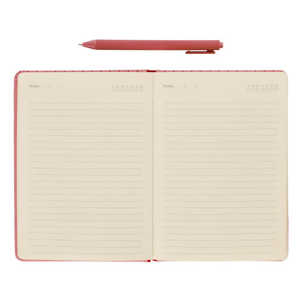 Libreta grande con lápiz 96 hojas con líneas