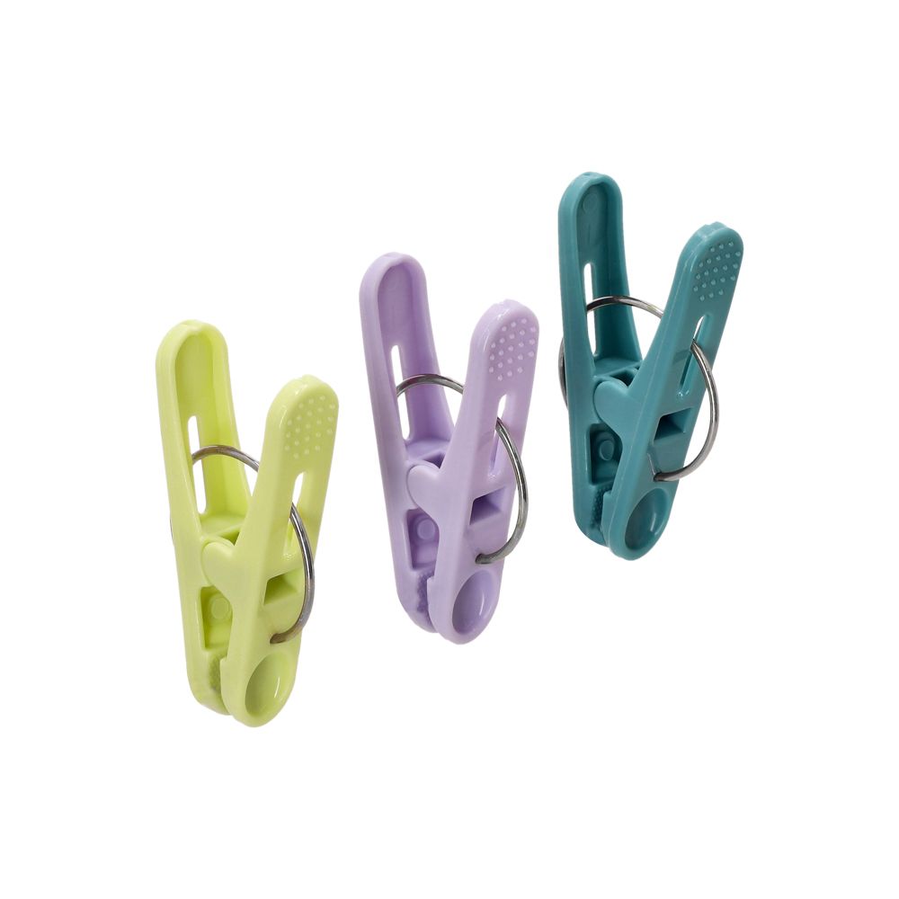 Set 30 pinzas de plástico para ropa