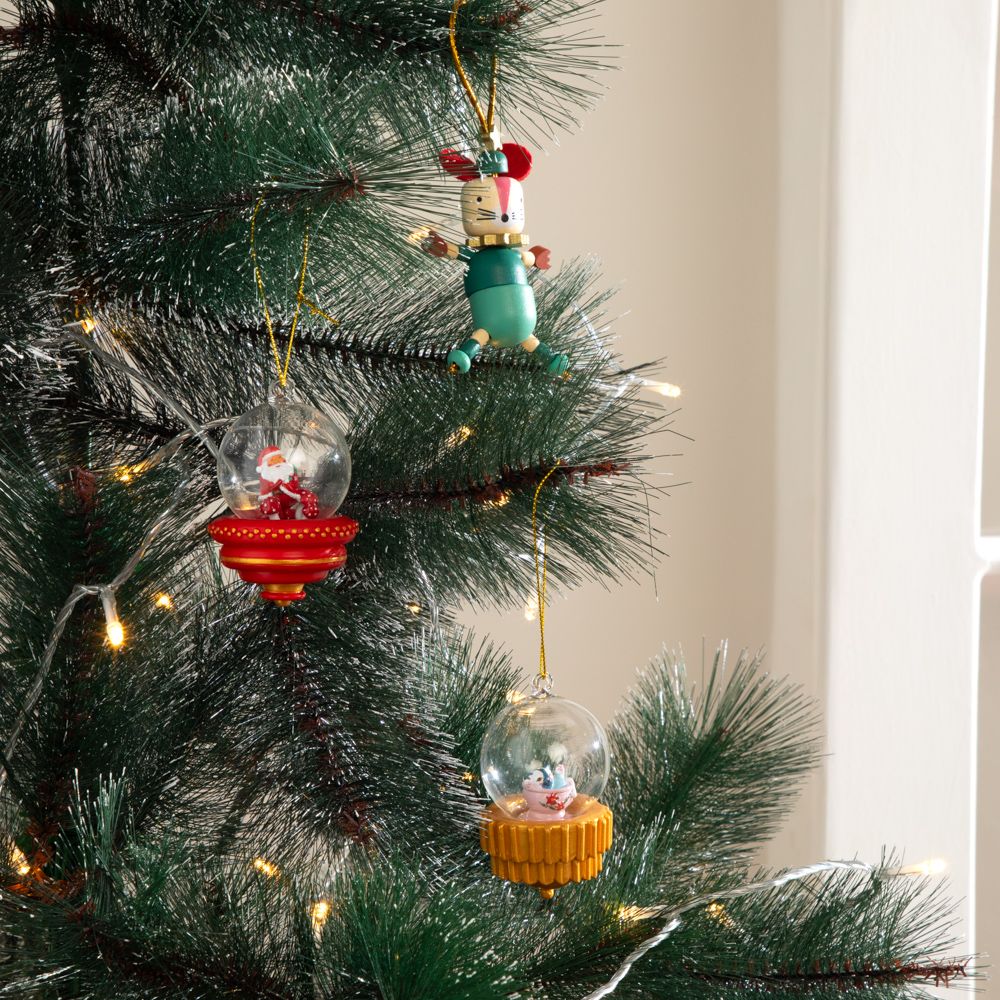 Adorno para árbol de navidad de madera