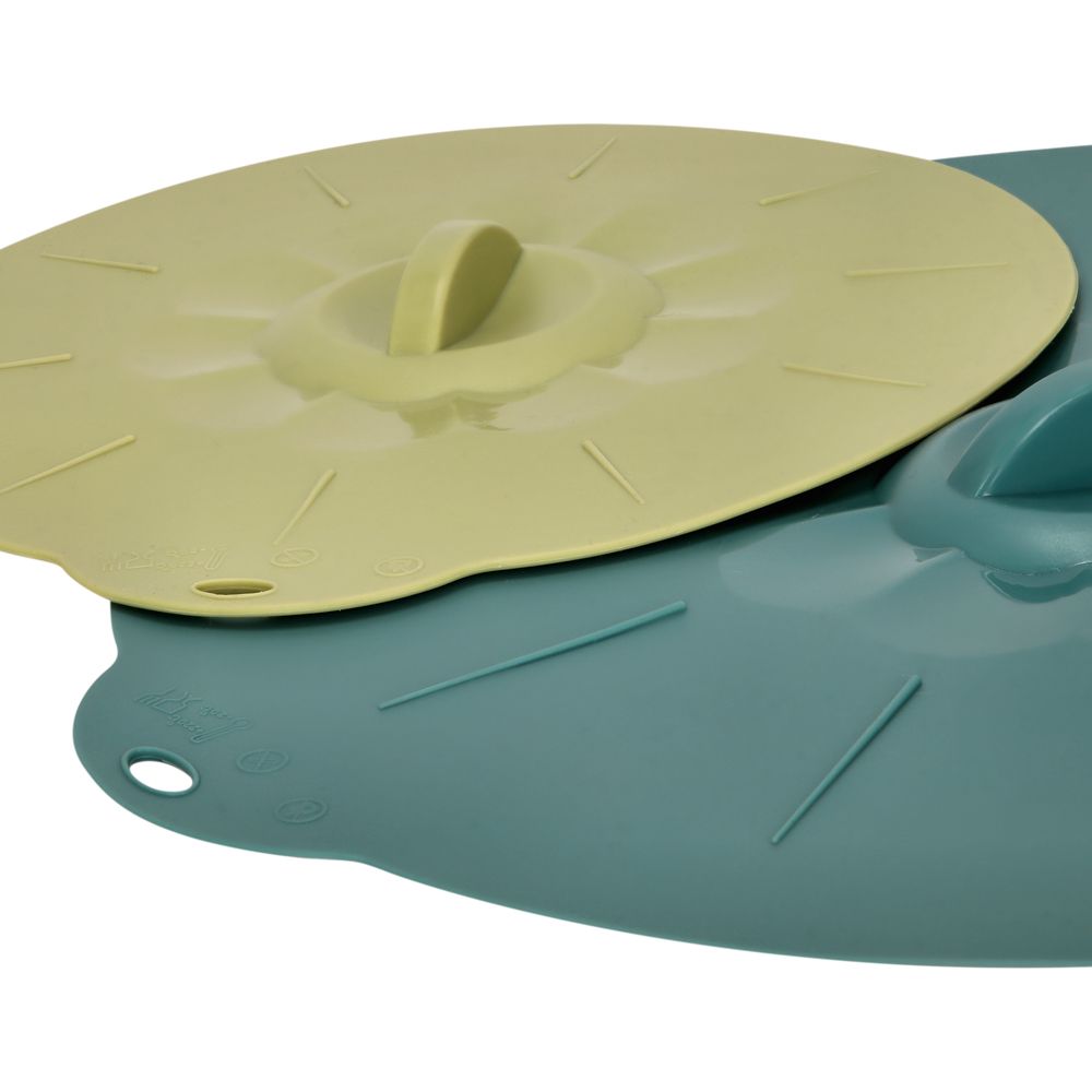 Set de 2 tapas de silicona para ollas