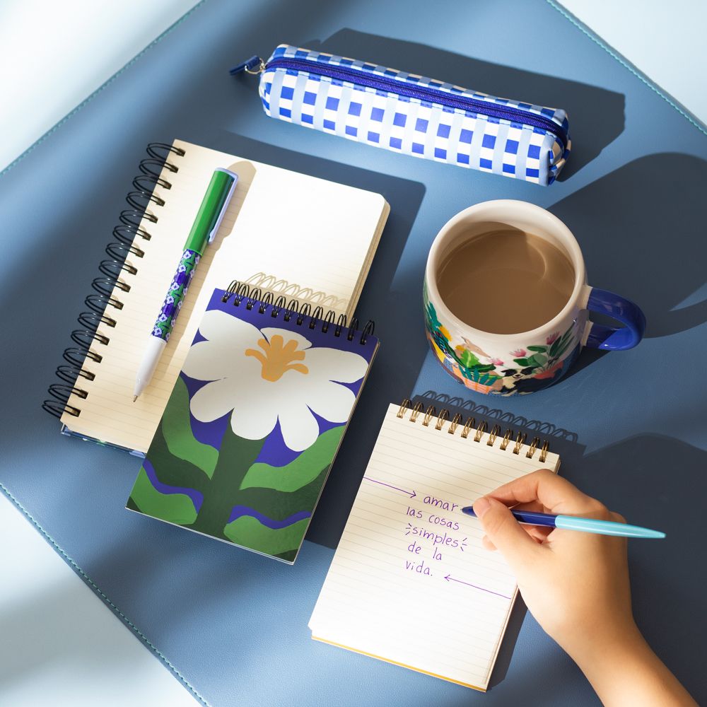 Set 2 libretas espiral 80 hojas 11x16 cm