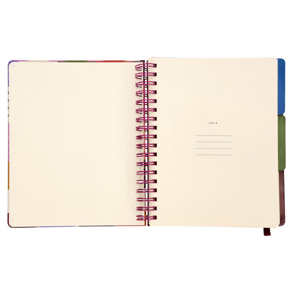 Cuaderno con divisiones 18x24 cm