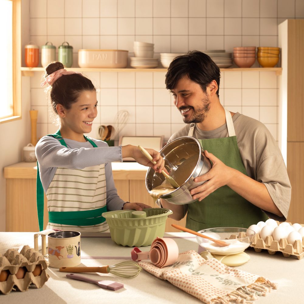 Pesa digital con contenedor