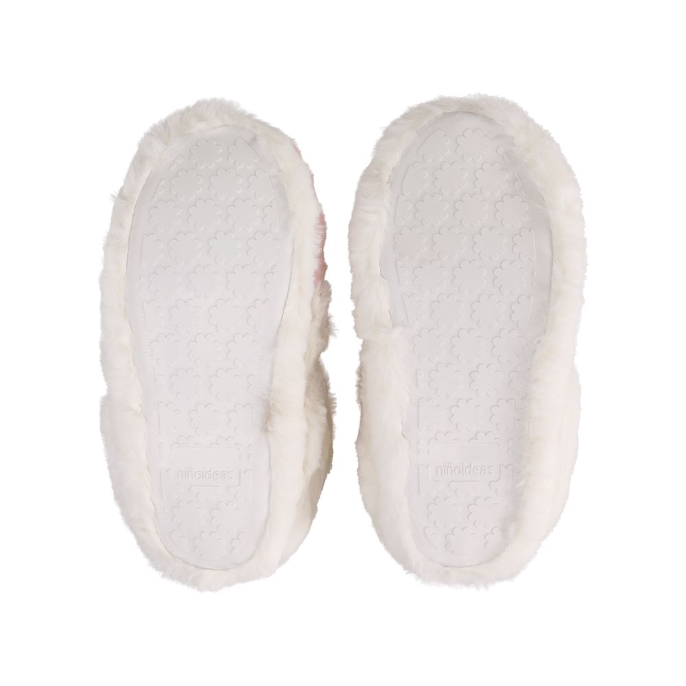 Pantufla bota peluda infantil 22 cm