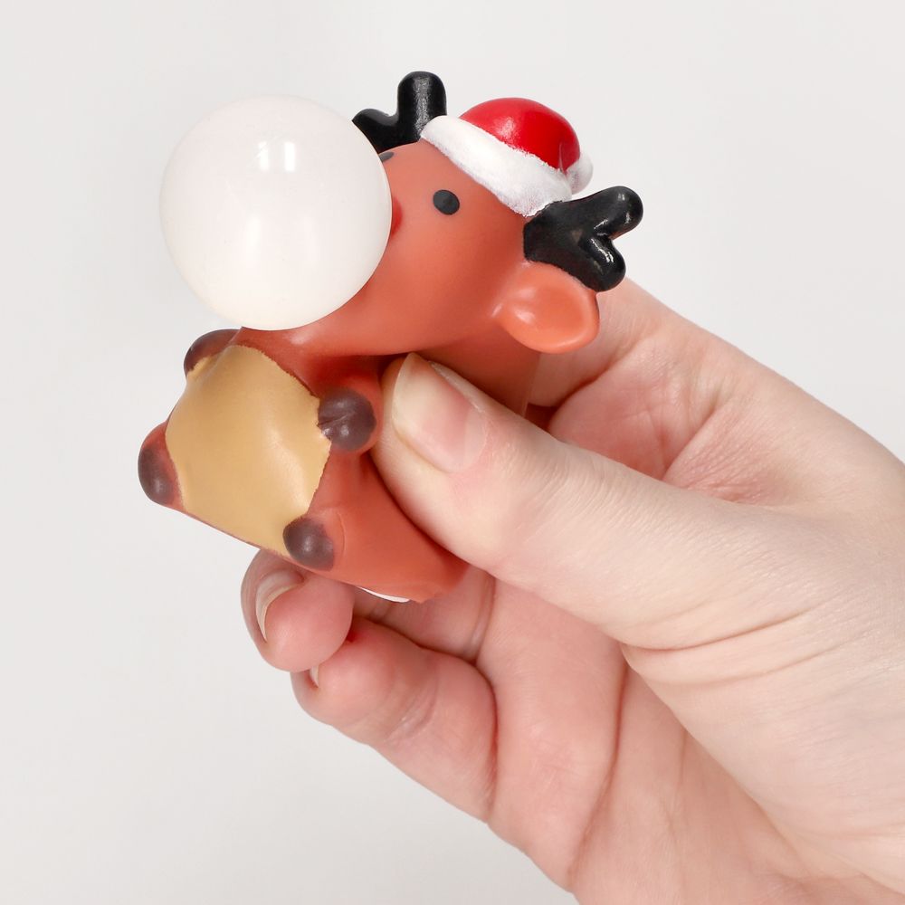 Figura apretable navideña