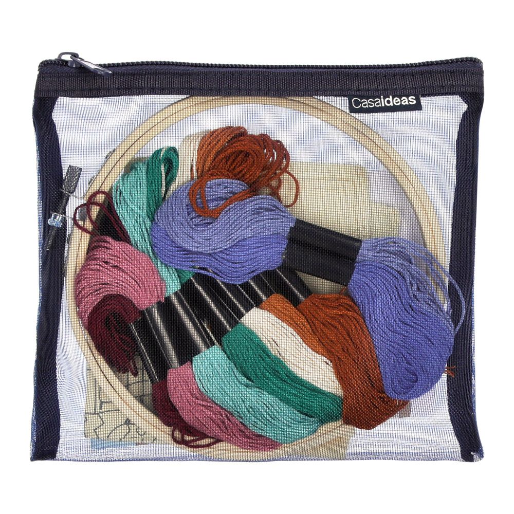 Bastidor de madera con figura para bordar