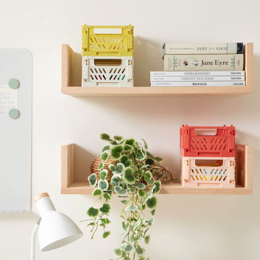 Set 2 canastos plegables de plástico  2 l