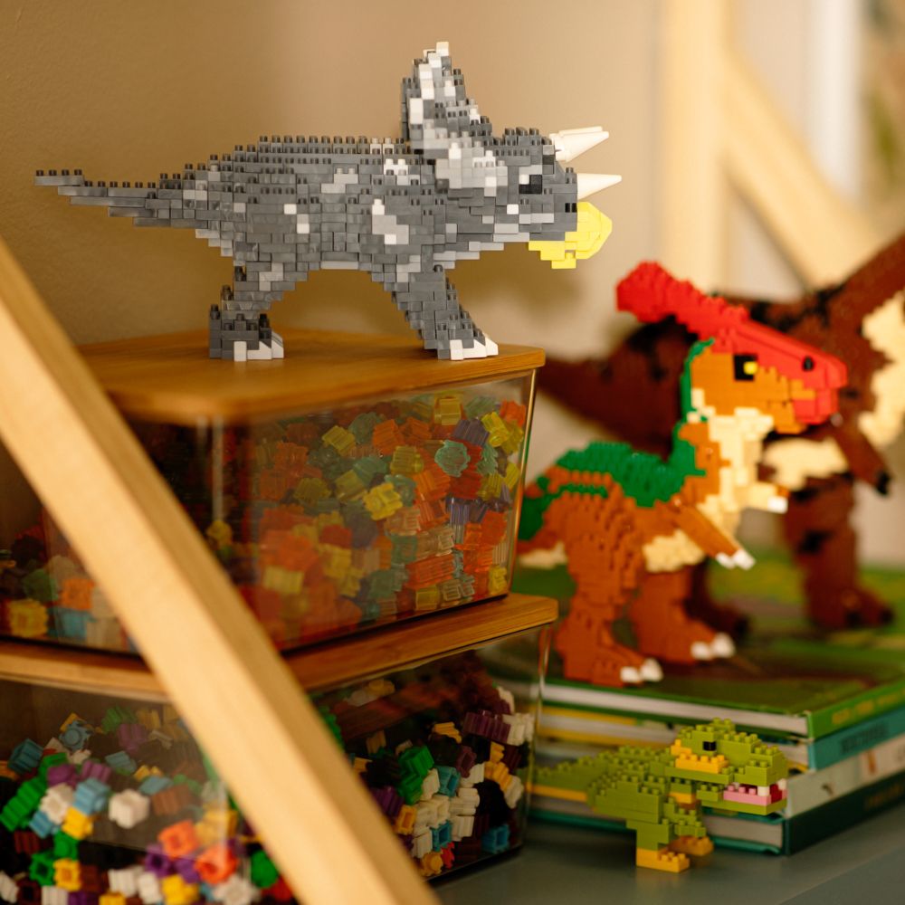 Mini bloques nivel 3 -Triceratops