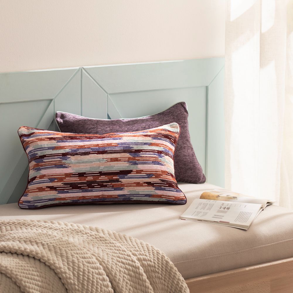 Cojín con diseño de tejido jacquard 30x50 cm