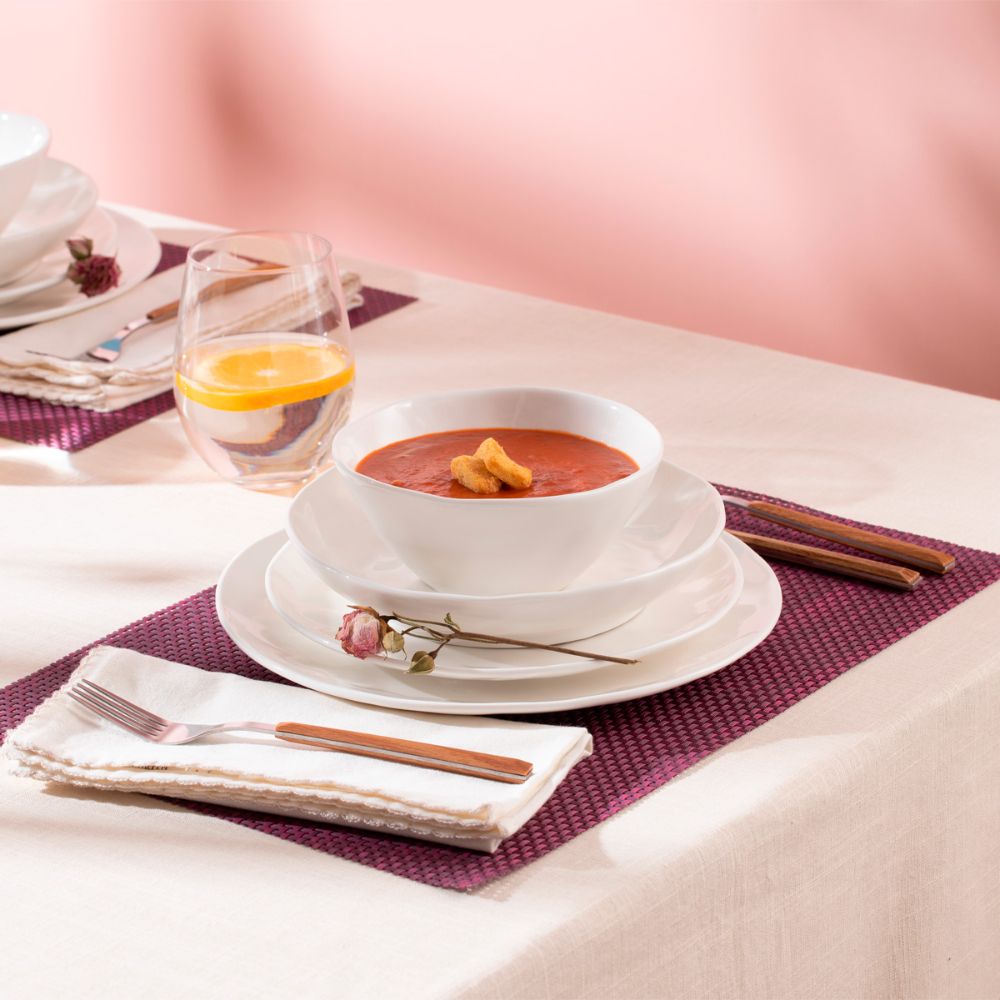 Plato Extendido Porcelana Hammer