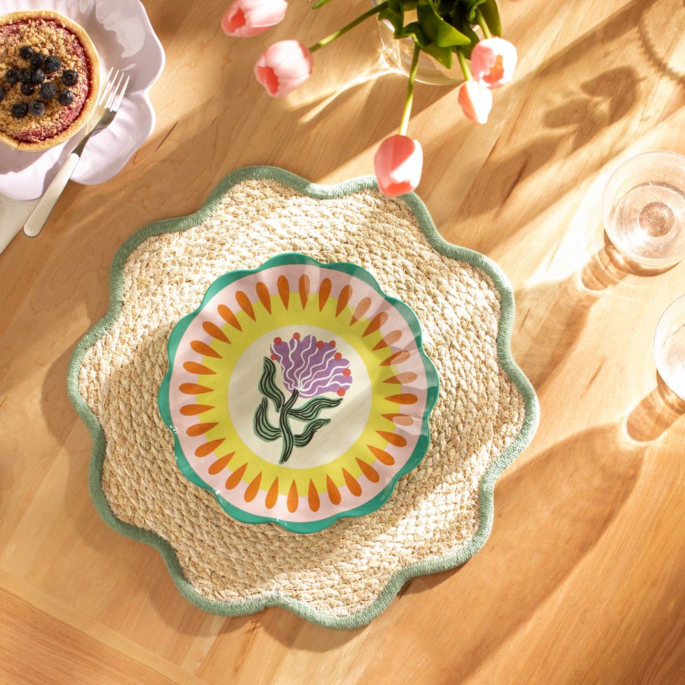 Individual de fibra con forma de flor