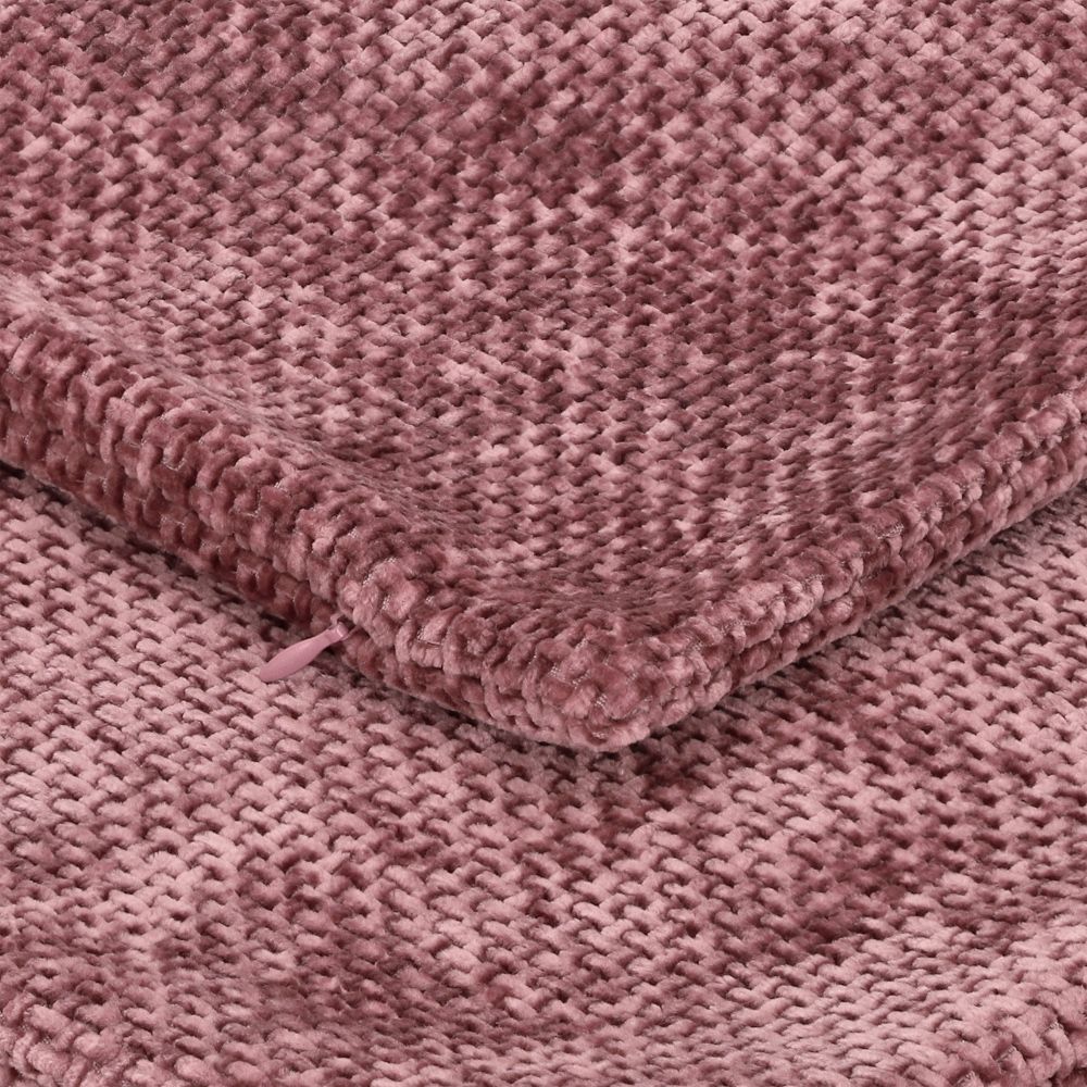 Funda de cojín terciopelo textura 45x45 cm