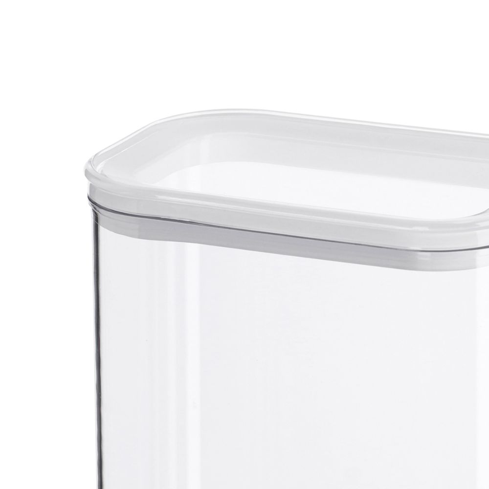 Frasco plástico con Tapa Hermética A Presión 2000 ml