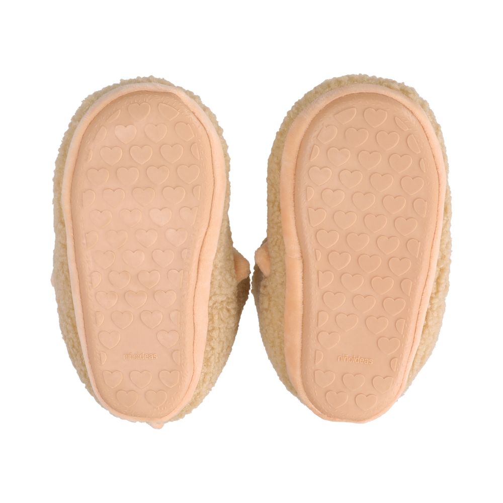 Pantufla bota peluda infantil 19.5 cm