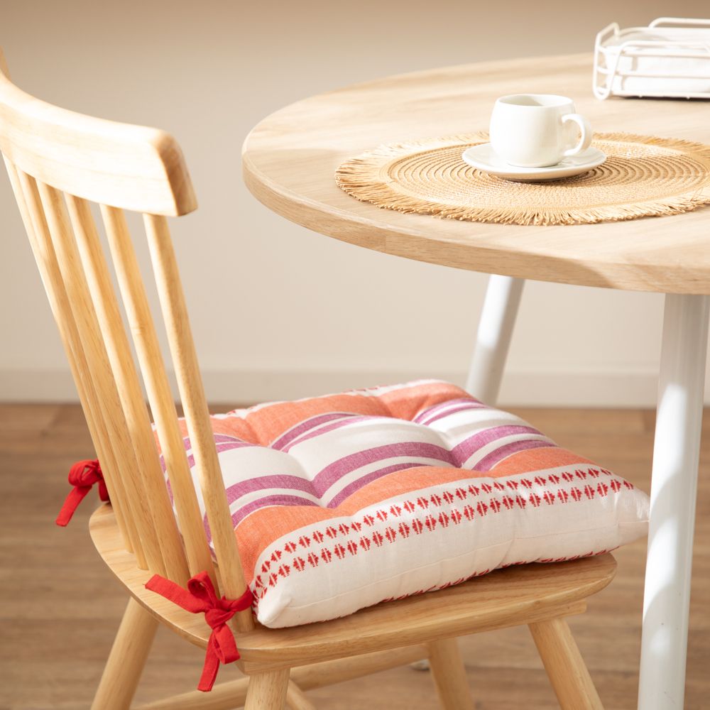 Cojín de silla algodón 40x40 cm