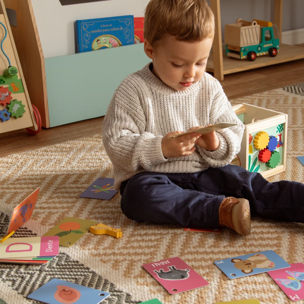 Tarjetas didácticas con abecedario